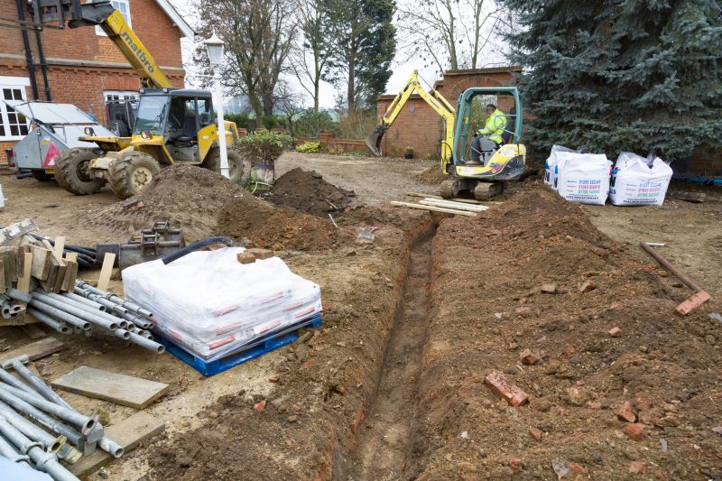 Excavation for Culvert Installation